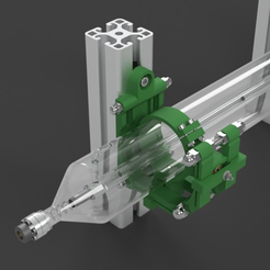 Tube_Holder.png 3D-Datei Laser-Rohrhalterung für Aluminium-Profile kostenlos・Vorlage für 3D-Drucker zum herunterladen