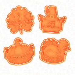 main.png Thanksgiving day cookie cutter set of 4