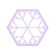 Hexagonal_Fractal_Snowflake_5.stl Parametric Fractal Snowflake