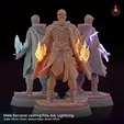 SorcererElements_640_RotationHD.webp Human Sorcerer Casting Elemental Spells [Supported]