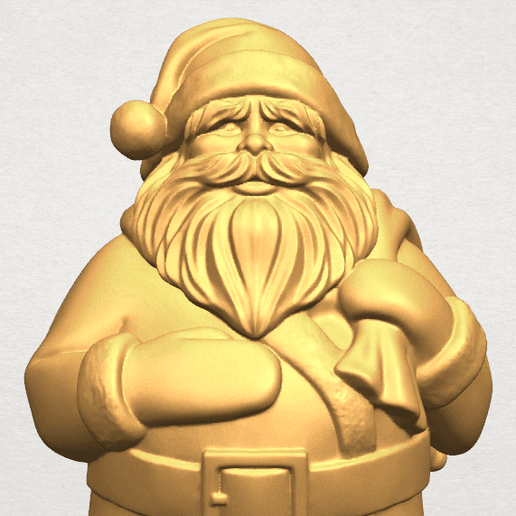 TDA0579 Santa Claus A10.png -Datei Weihnachtsmann kostenlos herunterladen • Vorlage für den 3D-Druck, GeorgesNikkei