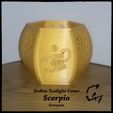 Zodiac_SCORPIO_mix_original_1.jpg Scorpio (Scorpion) Zodiac Tealight Cover