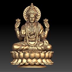 LAKSHMI-2019.jpg STL-Datei lakshmi 3d statue・3D-druckbare Vorlage zum herunterladen