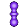 Ball_Beam.stl Bendy Articulated Arm For Those Awkward Octopus Position (FreeCAD files included for remix)