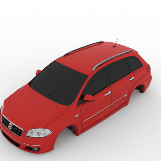Fiat Croma 2006 – Detailed 3D Car Body Model
