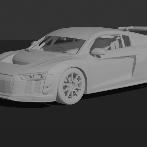 Audi R8 LMS GT4 2017 STL 3D Print Model