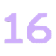 16.stl TERMINAL Font Numbers (01-30)