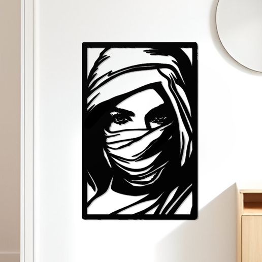 Face Wall Art, Wall Decor, Home Decor 3D model