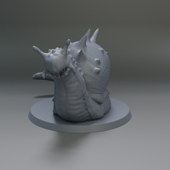 5.png STL file carnivorous snail・3D printing design to download