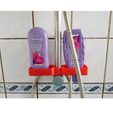 showeraid in action.jpg Showeraid - shower bottle tray