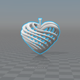 4.png STL file Twisted Hrt・3D printable model to download