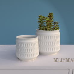 PotBoho_11.png Decorative Planter _ Boho Geometric Design 11