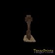 Left-Textured.jpg Free Miniature Terrain - Ruptured Vertical Mining Drill