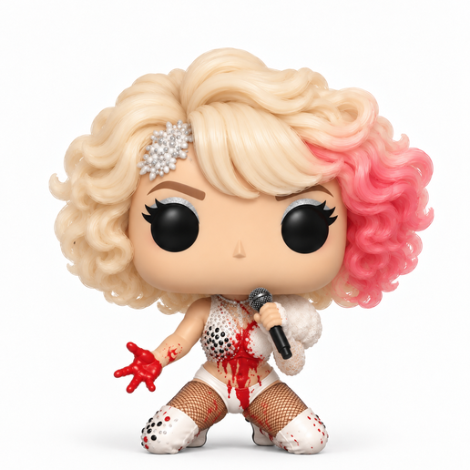 funko pop lady gaga vma 2009 ajoelhada paparazzi