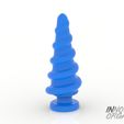 SCREW HERO.jpg Archivo STL Tornillo - Entrenador anal - Tapón para el trasero - Gira y disfruta・Modelo para descargar e imprimir en 3D