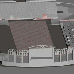 View_2.jpg Free STL file Kent State - Dix Stadium・3D printer design to download