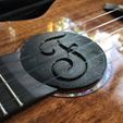 ukulelesoundhole.jpg Ukulele Mute SoundHole - Tamanho Tenor