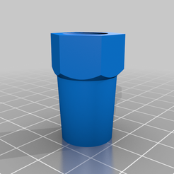 inflator.png Free 3D file Intex River Run to female 1/4" NPT adapter・3D printable design to download