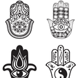 2019-03-14-3.png Laser Cutting Vector Pack - 20 Hands Of Fatima