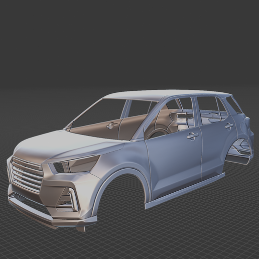 Daihatsu Rocky 2019 Body 3D Model