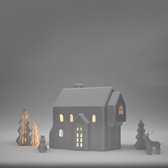 IMG_7243.jpeg Christmas house with candle holder
