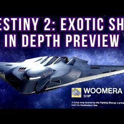 woomera-b5.jpg STL-Datei Destiny 2 Woomera B-5 Schiffsmodell・Modell zum Herunterladen und 3D-Drucken