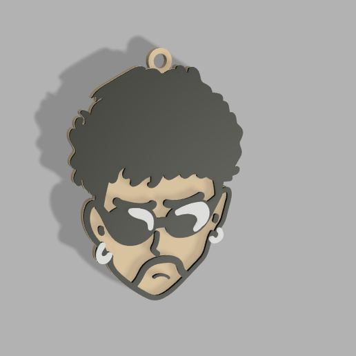 Special edition key ring "Yonaguni". 3D model