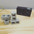 Capture d’écran 2016-11-22 à 18.53.15.png Free STL file 4 Miniature cinder block mold・3D print design to download