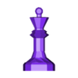 QueenPolygon.stl Chess Queen
