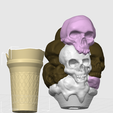Screenshot-2025-04-07-154428.png I Scream Cone PRINT IN PLACE Ice cream monster by Pretzel Prints Skull dessert