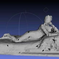 Naiad_display_large.jpg Free STL file Naiad Decimated to 2736 Polygons・3D printer design to download