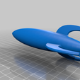 Retro_Rocket.png Free STL file Retro Rocket・Object to download and to 3D print