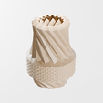 vase-pineapple.png Pineapple Vase - Decorative Vase 3D Model