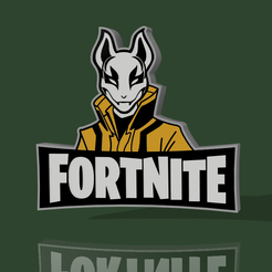 Fortnite.png Fichier STL Boite Lumineuse Fornite・Plan pour imprimante 3D à télécharger