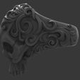 untitled.75.jpg Männer Totenkopf Ring 3D Modell