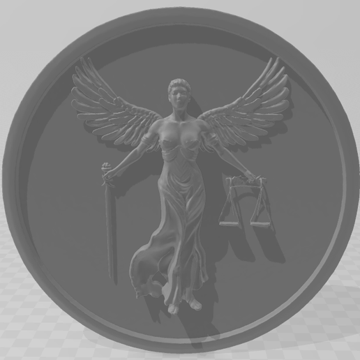 Angel of Justice Justice Brush Relief