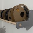IMG_9609.jpeg Archivo STL gratuito Soporte de pared para rollos de filamento・Objeto para descargar e imprimir en 3D