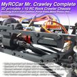 MRCC_MrCrawley_Complete_19.jpg MyRCCar Mr. Crawley Complete. 1/10 Customizable RC Rock Crawler Chassis with Portal Axles and Gearbox