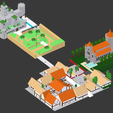 HyruleCastleInfographic.png Hyrule Castle Town (Low Poly)