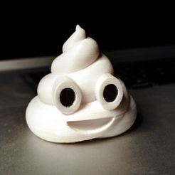 Turd2.jpg Free STL file Pile of Poo Emoji (U+1F4A9)・3D printable design to download