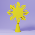 Filipino-Tree-Star-3.png 3D file Filipino Sun Star for Christmas tree - Holiday・3D printable model to download