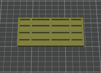 100x60 MM Square base ribbed