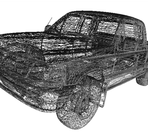 🚙 Ford Ranger SLX 1997 Extended Cab 50k polygons・ STL File for 3D ...