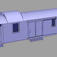 wagon.PNG H0 scale old time baggage train car