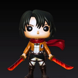 Mikasa.png 3D фигурка Микаса - персонаж аниме - модель для 3D печати