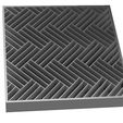 Herringbone-slab-130-130-20-1.jpg Herringbone  2 Slab Mould for Resin Casting Pen Blanks