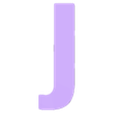 J.stl Simple uppercase alphabet- Abecedario mayuscula sencilla