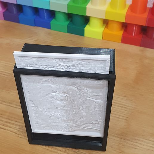Free 3D File Box For Lithophane Box For Lithophane 3D Printer Design 
