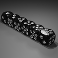 Kitty-Rounded-Messy-D6-1.png Kitty Cat Messy Pawprint Dice D6