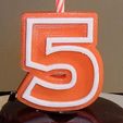 closeup_display_large.jpg Candle Holder Numbers - Numbers 0 - 9 for Birthday Cake Decoration